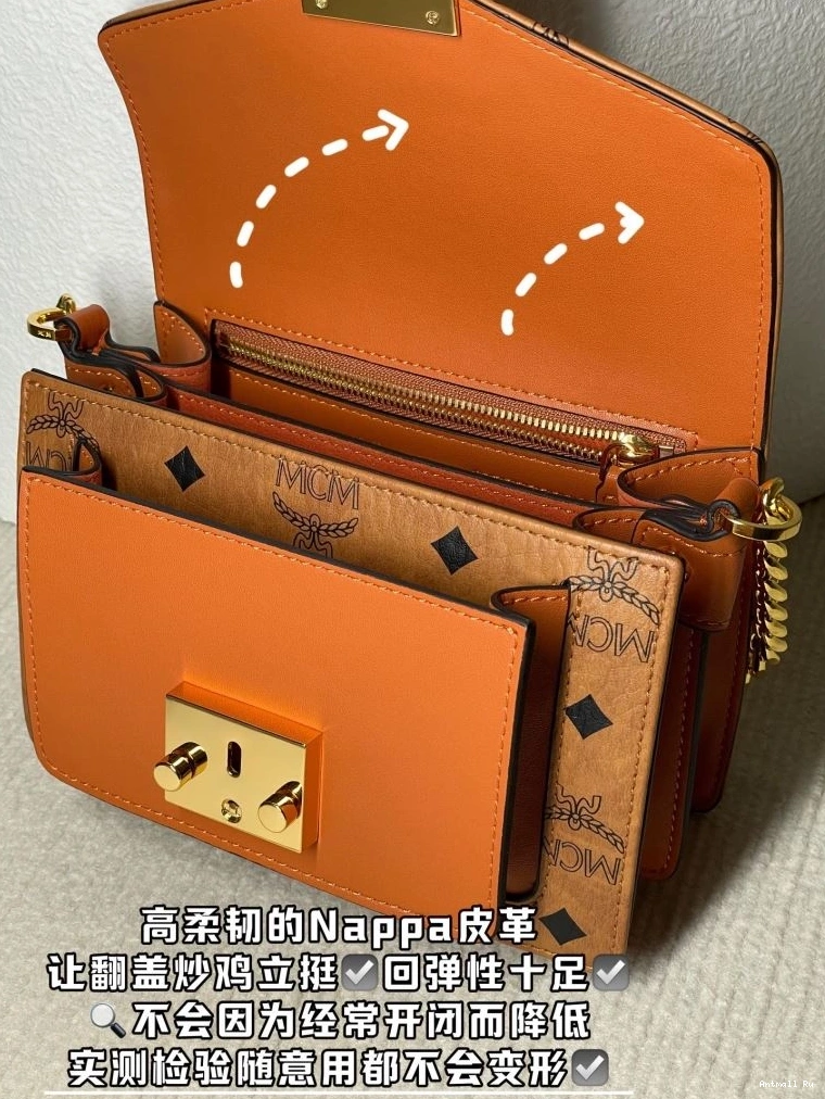 Bags 63749 SmoothTexture MCM Satchel 0705